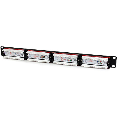 StarTech 24 Port 1u Rackmount Cat6 Patch Panel (C6PANEL24)