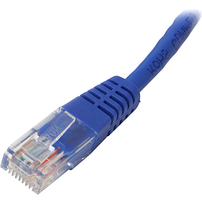 StarTech 50ft Blue Molded Cat5e Patch Cable (M45PATCH50BL)