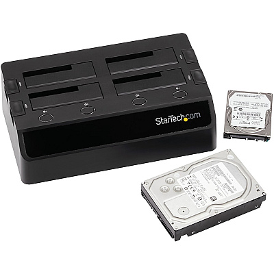 StarTech 4-bay Hard Drive Docking Station, Sata (SDOCK4U33)