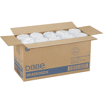 Dixie Large Hot Cup Lids by GP Pro (DXE9542500DXCT)