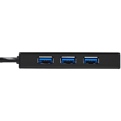 StarTech Portable Usb 3.0 Hub W/ Gigabit Ethernet (ST3300GU3B)