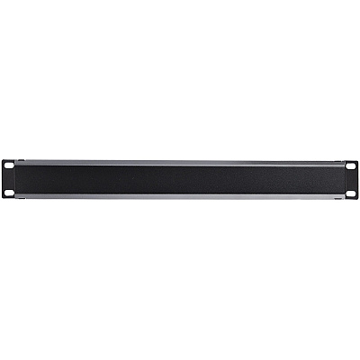 StarTech 1u Horizontal Finger Duct Rack Cable Management Panel With Cover - Server Rack Cable Duct - Rack Cable Organizer - Network Cable Manager (CMDUCT1UX)