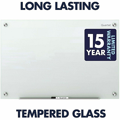 Quartet Infinity Magnetic Glass Dry-Erase Board (QRTG7248W)