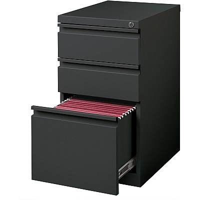 Lorell 20" Box/Box/File Mobile File Cabinet with Full-Width Pull (LLR66909)