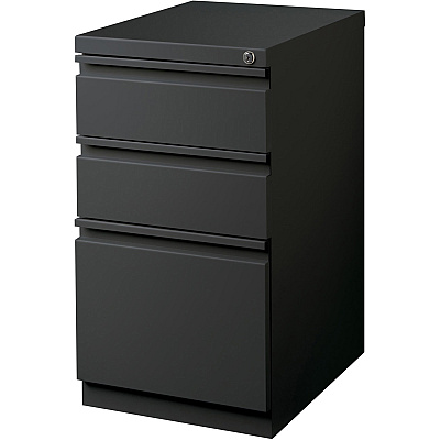 Lorell 20" Box/Box/File Mobile File Cabinet with Full-Width Pull (LLR66909)