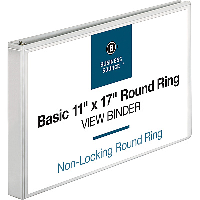 Business Source Tabloid-size Round Ring Reference Binder (BSN45100)