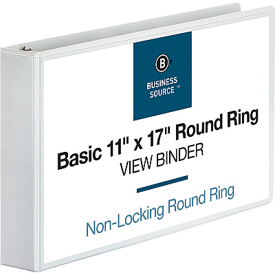 Business Source Tabloid-size Round Ring Reference Binder (BSN45101)