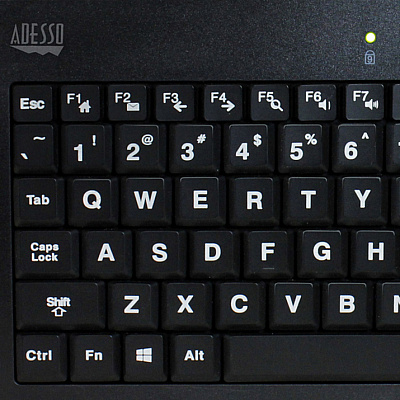 Adesso 3 Colors Illuminated 2x Largeusbkeyboard (AKB110EB)