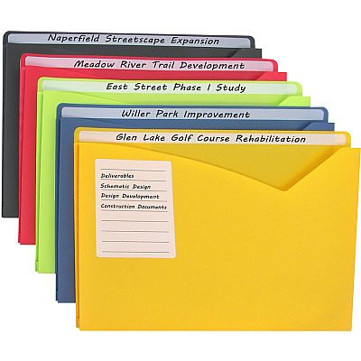 C-Line Write-On Poly File Jackets (CLI63060)