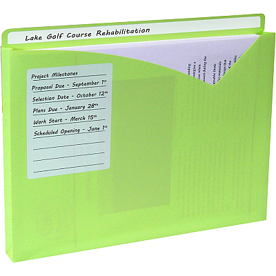 C-Line Write-On Poly File Jackets (CLI63060)