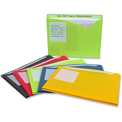 C-Line Write-On Poly File Jackets (CLI63060)