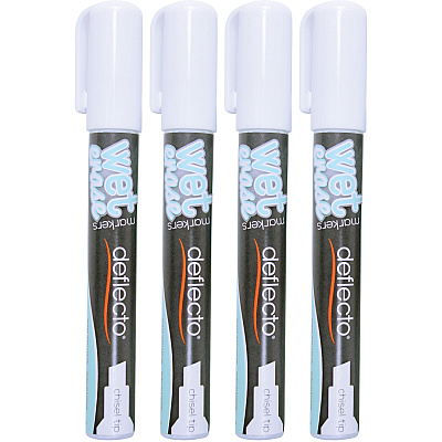 deflecto Wet Erase Markers (DEFSMA510V4WT)