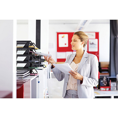 Officemate Achieva Side Loading Letter Trays (OIC26212)
