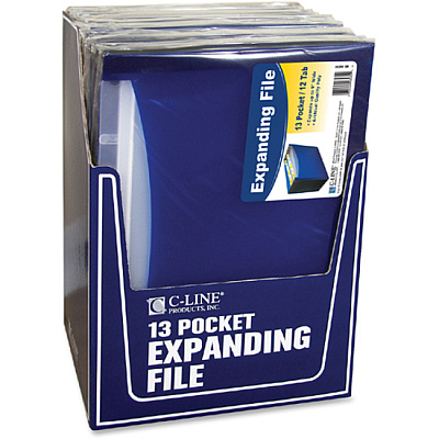 C-Line 13-Pocket Expanding Files (CLI48235)
