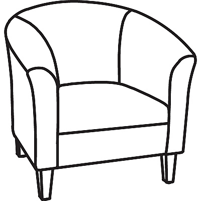 Lorell Barrel Armchair (LLR82096)