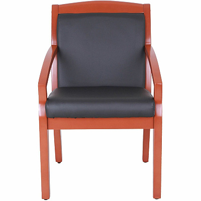 Lorell Sloping Arms Wood Frame Guest Chair (LLR20014)