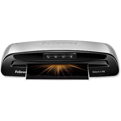Fellowes Saturn 3i 95 Thermal Laminator Machine for Home or Office with Pouch Starter Kit, 9.5 inch, Fast Warm-Up, Jam-Free Design (FEL5735801)