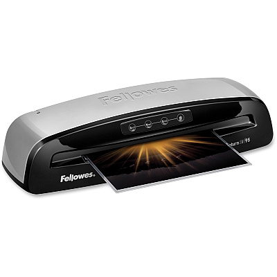 Fellowes Saturn 3i 95 Thermal Laminator Machine for Home or Office with Pouch Starter Kit, 9.5 inch, Fast Warm-Up, Jam-Free Design (FEL5735801)