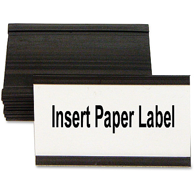 MasterVision Black Magnetic Data Cards (BVCFM2630)