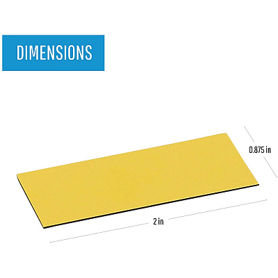 MasterVision 2" Magnetic Dry Erase Strips (BVCFM2403)