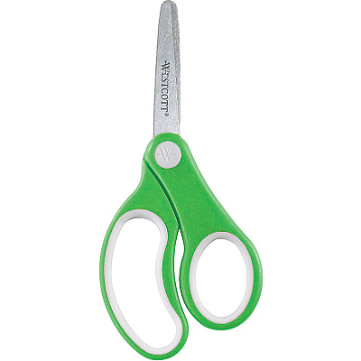 Westcott Teachers 5" Kids Soft Handle Blunt Scissors (ACM15971)