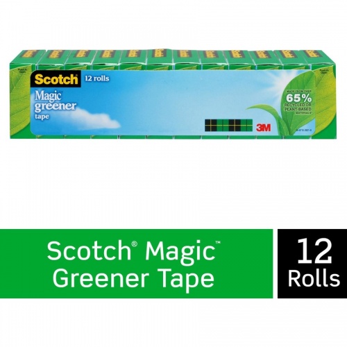 Scotch 3/4"W Magic Greener Tape Rolls (81212P)