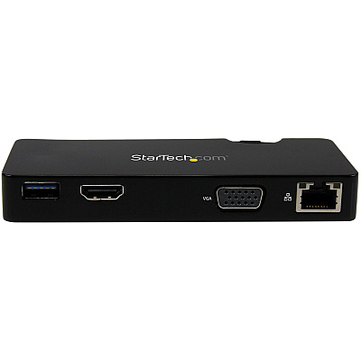 StarTech Dock, Travel - Usb 3.0, Hdmi Or Vga (USB3SMDOCKHV)