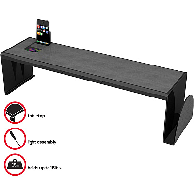 deflecto Sustainable Office Heavy-Duty Desk Shelf (DEF39404)