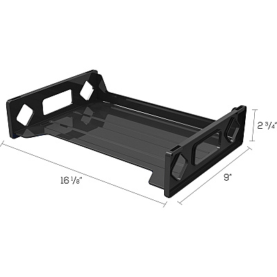 deflecto Sustainable Office Stackable Desk Tray (DEF399104)
