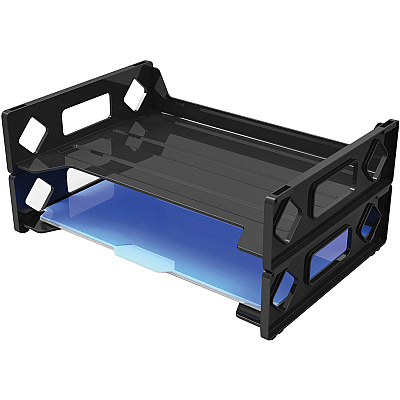 deflecto Sustainable Office Stackable Desk Tray (DEF399104)