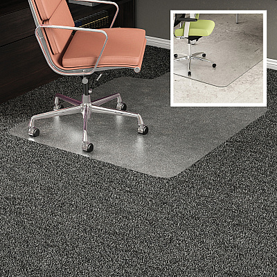 deflecto DuoMat Multi-surface Chairmat (DEFCM23232DUO)