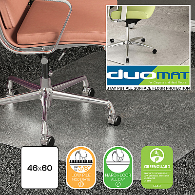 deflecto DuoMat Multi-surface Chairmat (DEFCM23442FDUO)