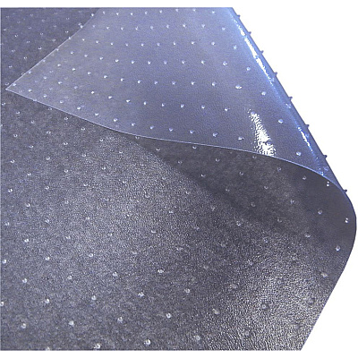 Computex Anti-Static Vinyl Rectangular Chair Mat for Carpets up to 3/8" - 48" x 60" (FLR3115226EV)