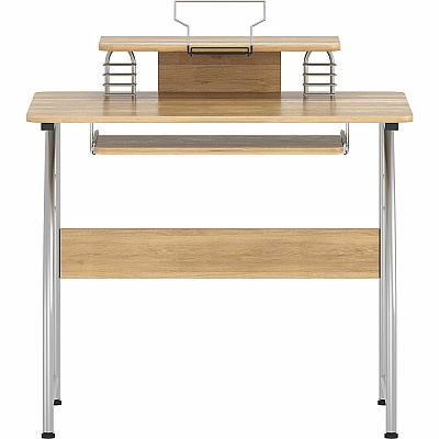 Lorell Computer Desk with Upper Shelf (LLR14337)