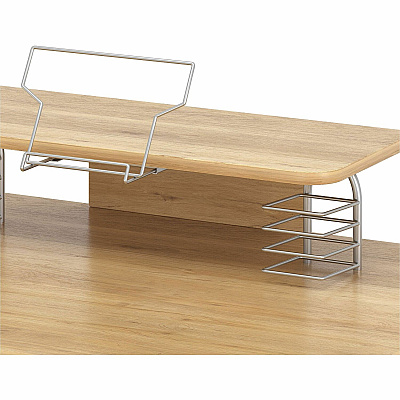 Lorell Computer Desk with Upper Shelf (LLR14337)