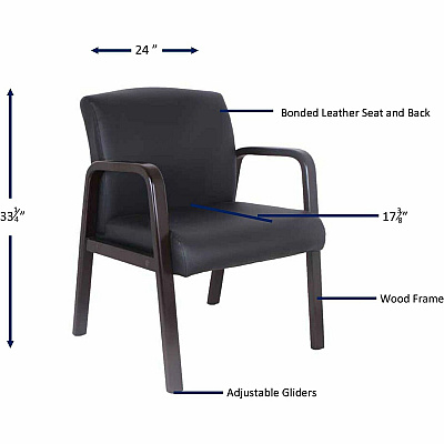 Lorell Upholstered Guest Chair (LLR40201)