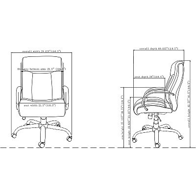 Lorell Deluxe Big & Tall Chair (LLR40206)