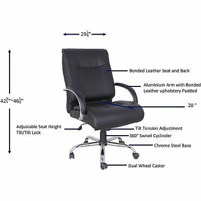 Lorell Deluxe Big & Tall Chair (LLR40206)