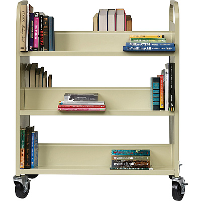 Lorell Double-sided Book Cart (LLR49202)