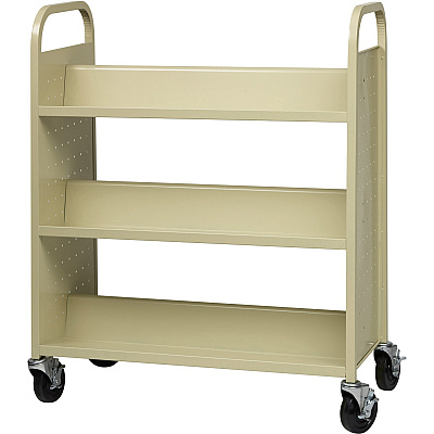 Lorell Double-sided Book Cart (LLR49202)