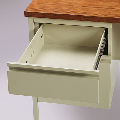 Lorell Fortress Series Left-Pedestal Desk (LLR60917)