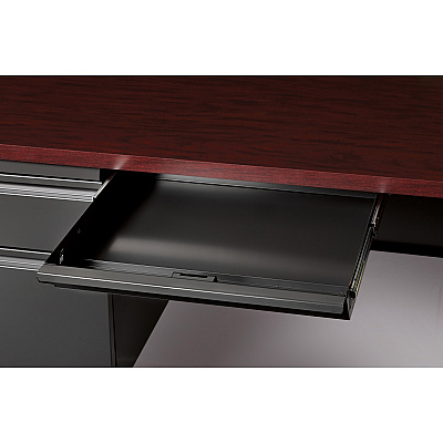 Lorell Fortress Series Left-Pedestal Desk (LLR60919)