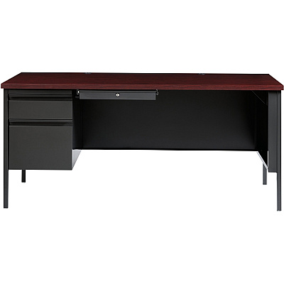 Lorell Fortress Series Left-Pedestal Desk (LLR60919)