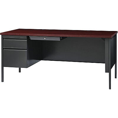 Lorell Fortress Series Left-Pedestal Desk (LLR60919)