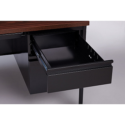 Lorell Fortress Series Double-Pedestal Desk (LLR60927)