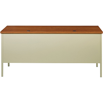 Lorell Fortress Series 66" Right-Pedestal Desk (LLR66904)