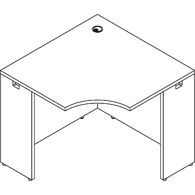 Lorell Essentials Series Corner Desk (LLR69872)