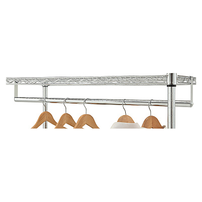 Lorell Industrial Wire Shelving Garment Hanger Bar (LLR69876)