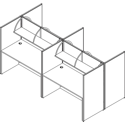 Lorell Panel System Shelf (LLR90263)