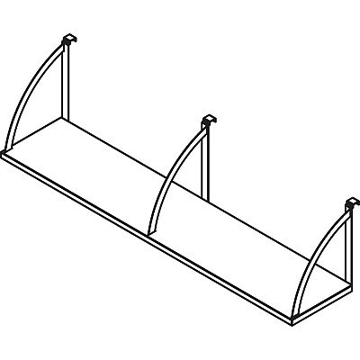 Lorell Panel System Shelf (LLR90263)